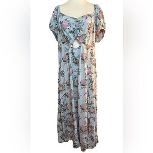 SO floral print spring & summer dress XL